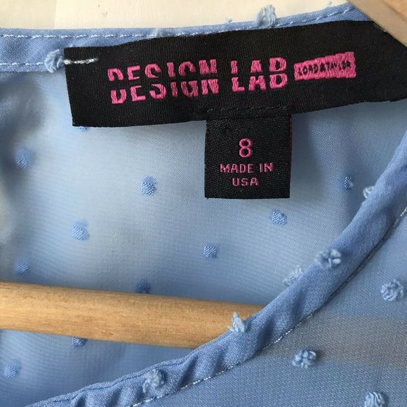 Girls Blue Sleeveless Sundress Beach Coverup size8 - Picture 5 of 7